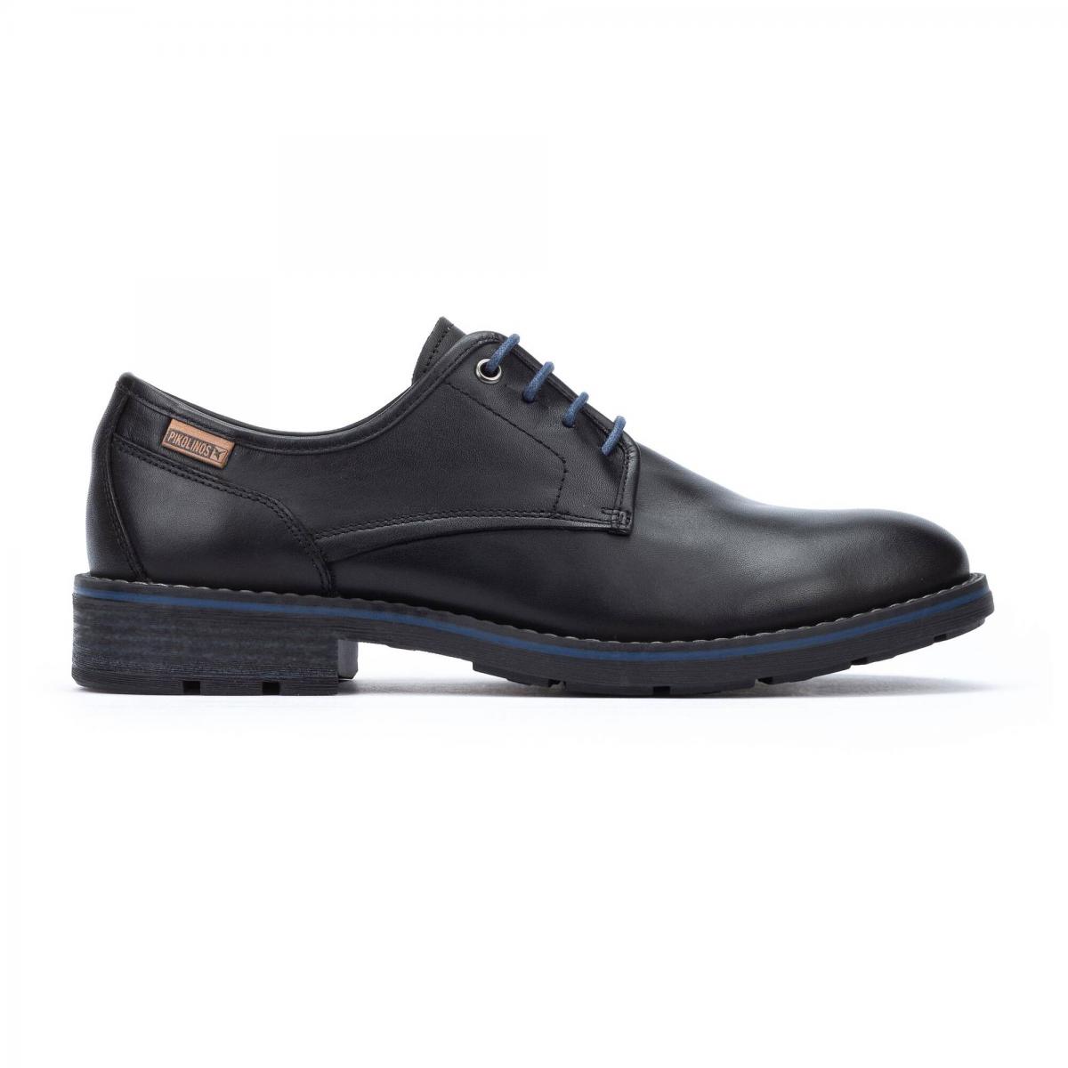 피콜리노스 프리미엄 컴포트 캐주얼 더비화 YORK M2M-4178ST BLACK