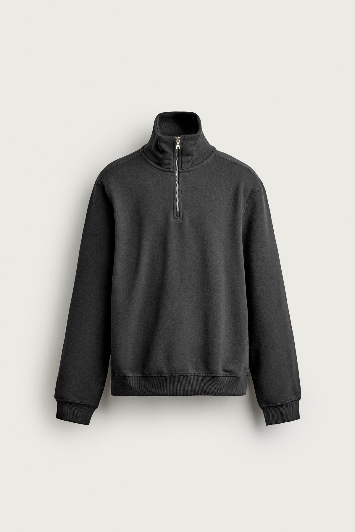 자라 베이직 하프집업 긴팔 맨투맨 4092/360/807 ANTHRACITE GREY