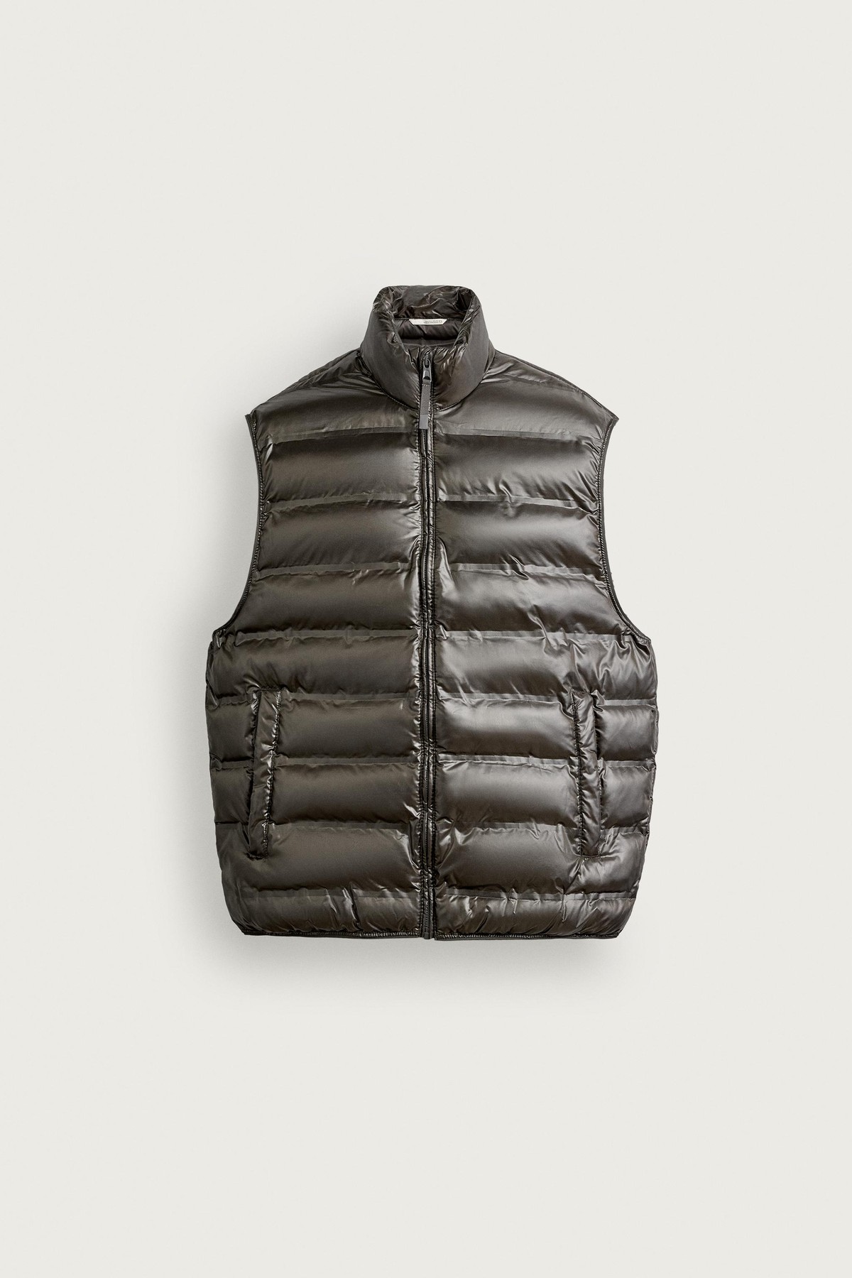 자라 경량 발수 집업 패딩 베스트 4302/500/505 KHAKI