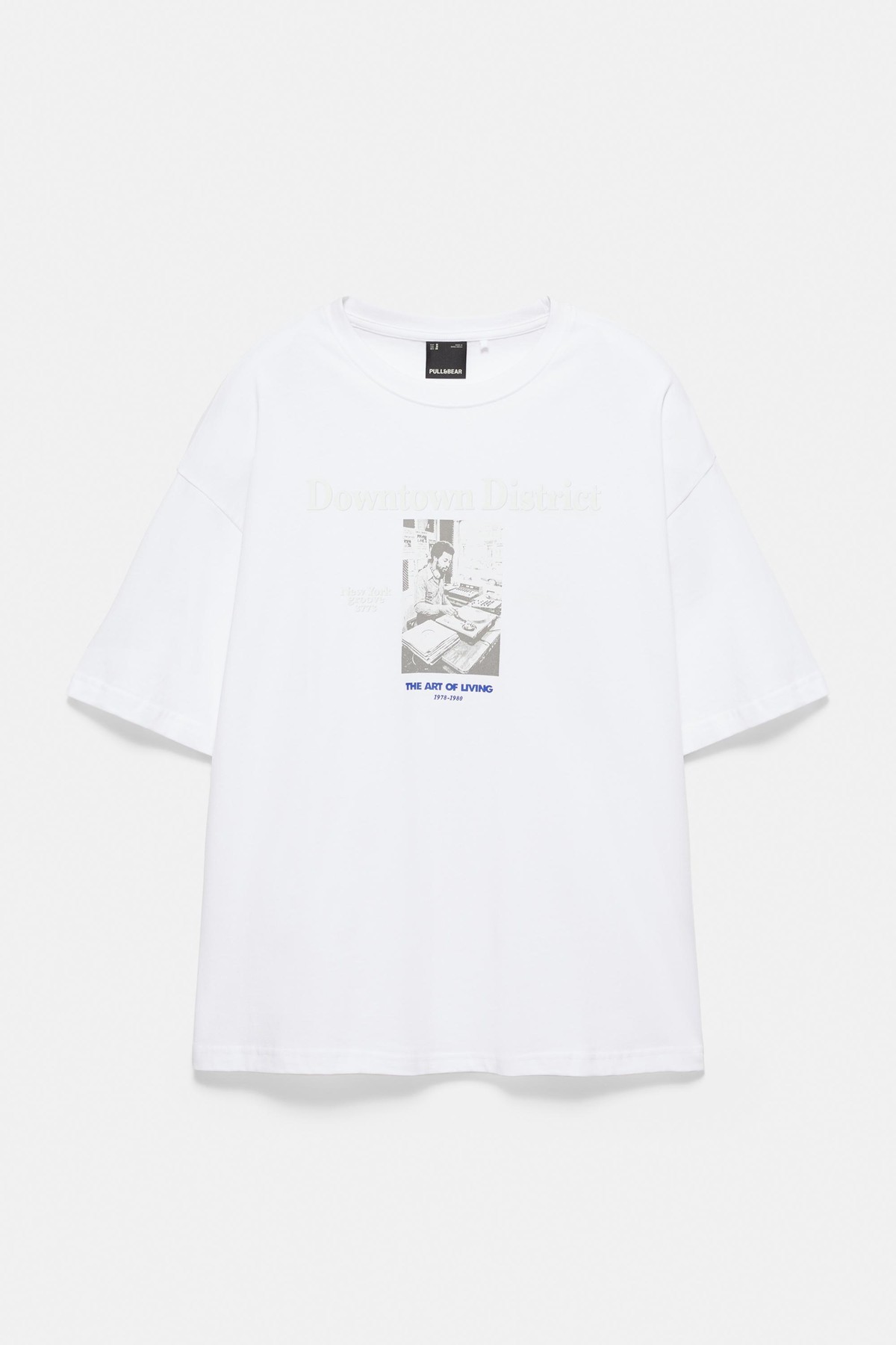 풀앤베어 릴렉스핏 그래픽 라운드넥 반팔 티셔츠 7231/562 OFF WHITE