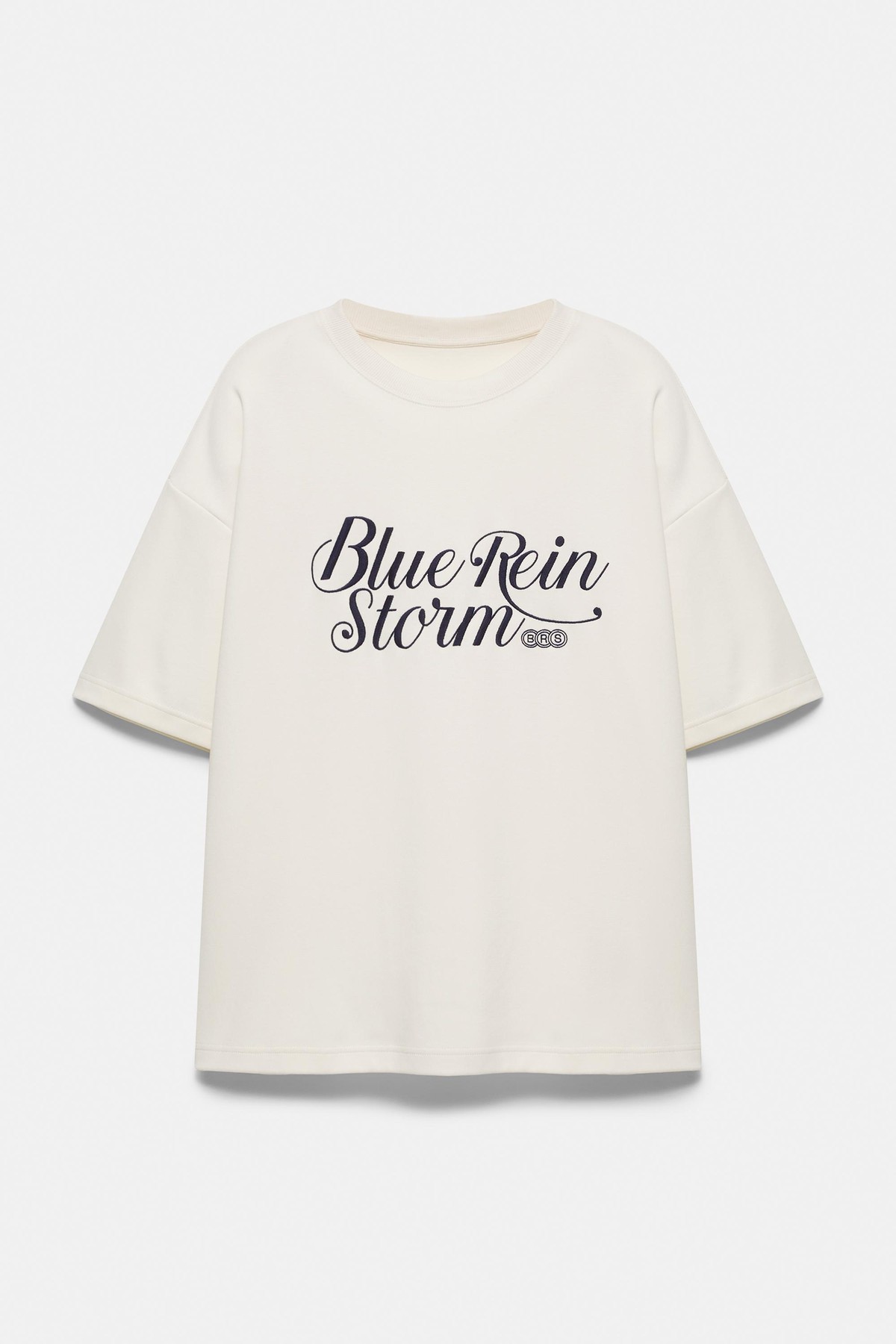 풀앤베어 릴렉스핏 슬로건 반팔 맨투맨 7232/792 OFF WHITE