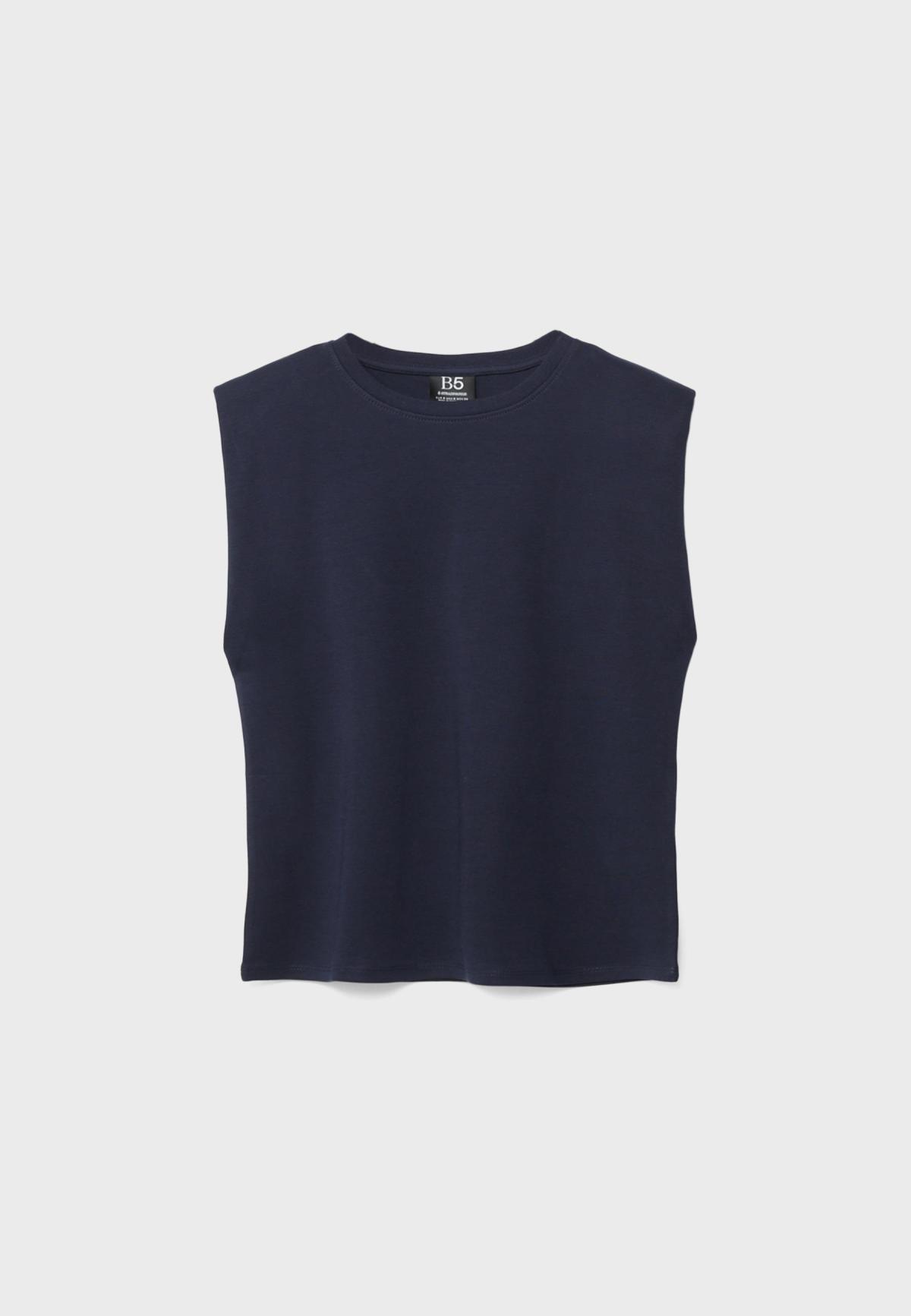 스트라디바리우스 숄더패드 민소매 베이직 티셔츠 2502/599/011 DARK NAVY
