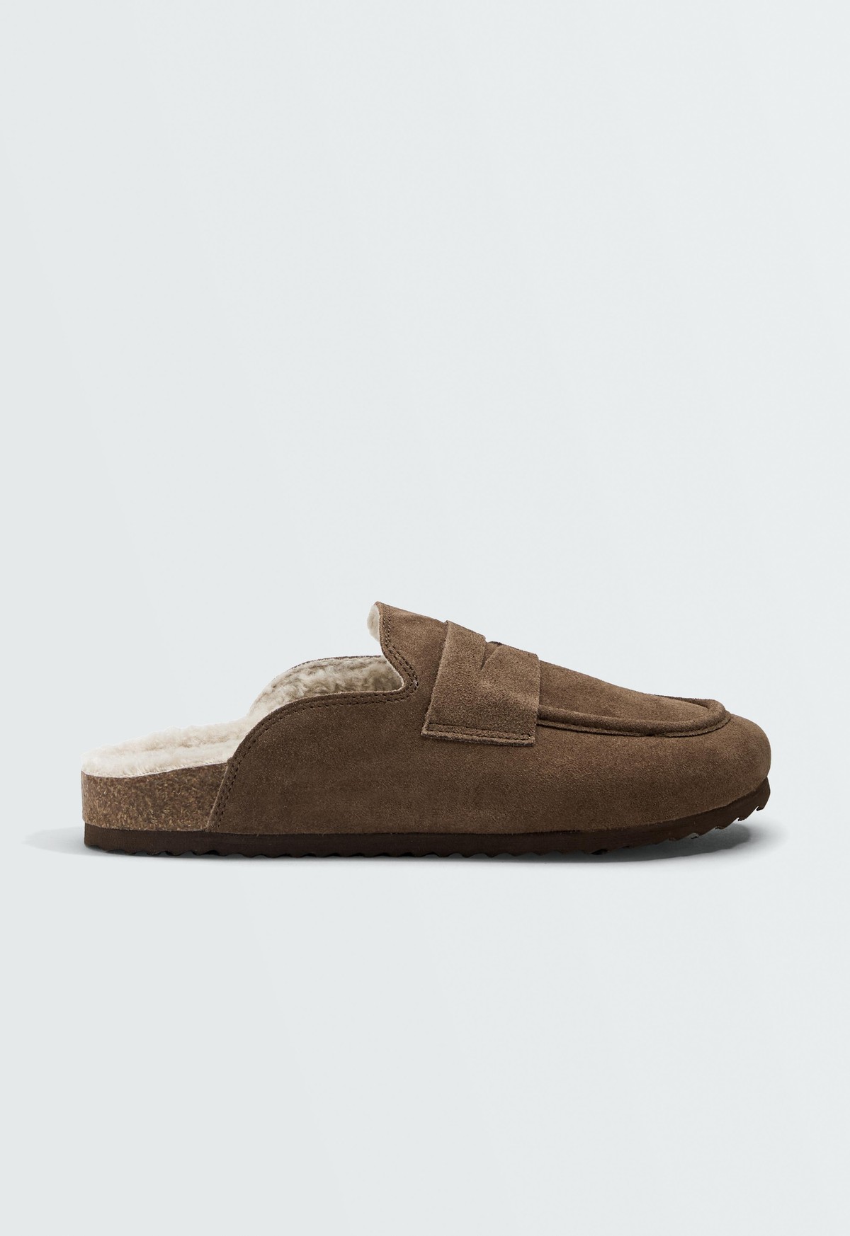 오이쇼 웜 스웨이드 뮬 클로그 1292/880/103 TOBACCO BROWN
