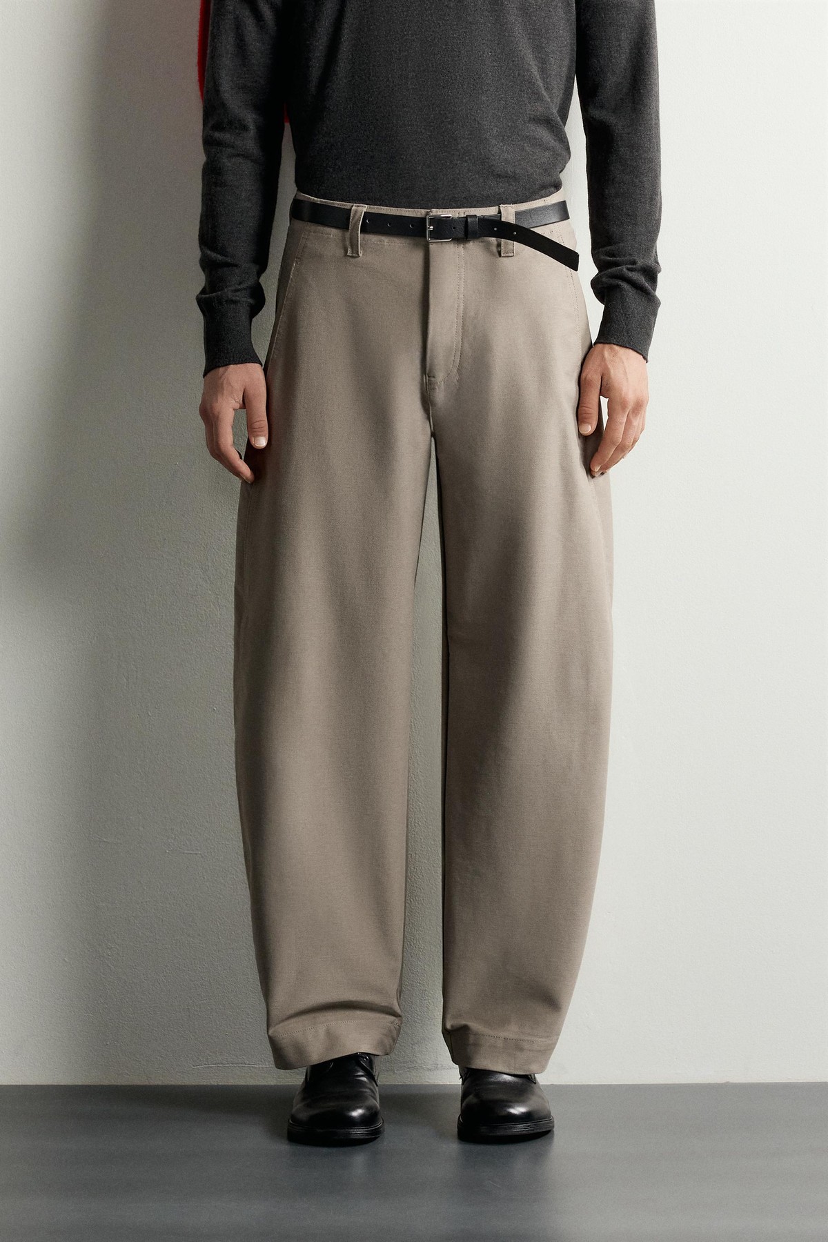 자라 벌룬핏 플랩 포켓 팬츠 2634/224/832 TAUPE GREY