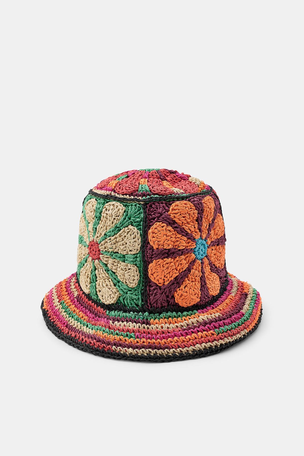 자라 플로럴 프린트 버킷햇 0653/017/330 MULTICOLOURED