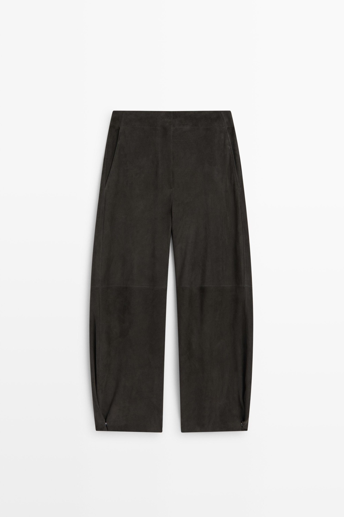 마시모두띠 스웨이드 배럴핏 팬츠 5305/605 GREY