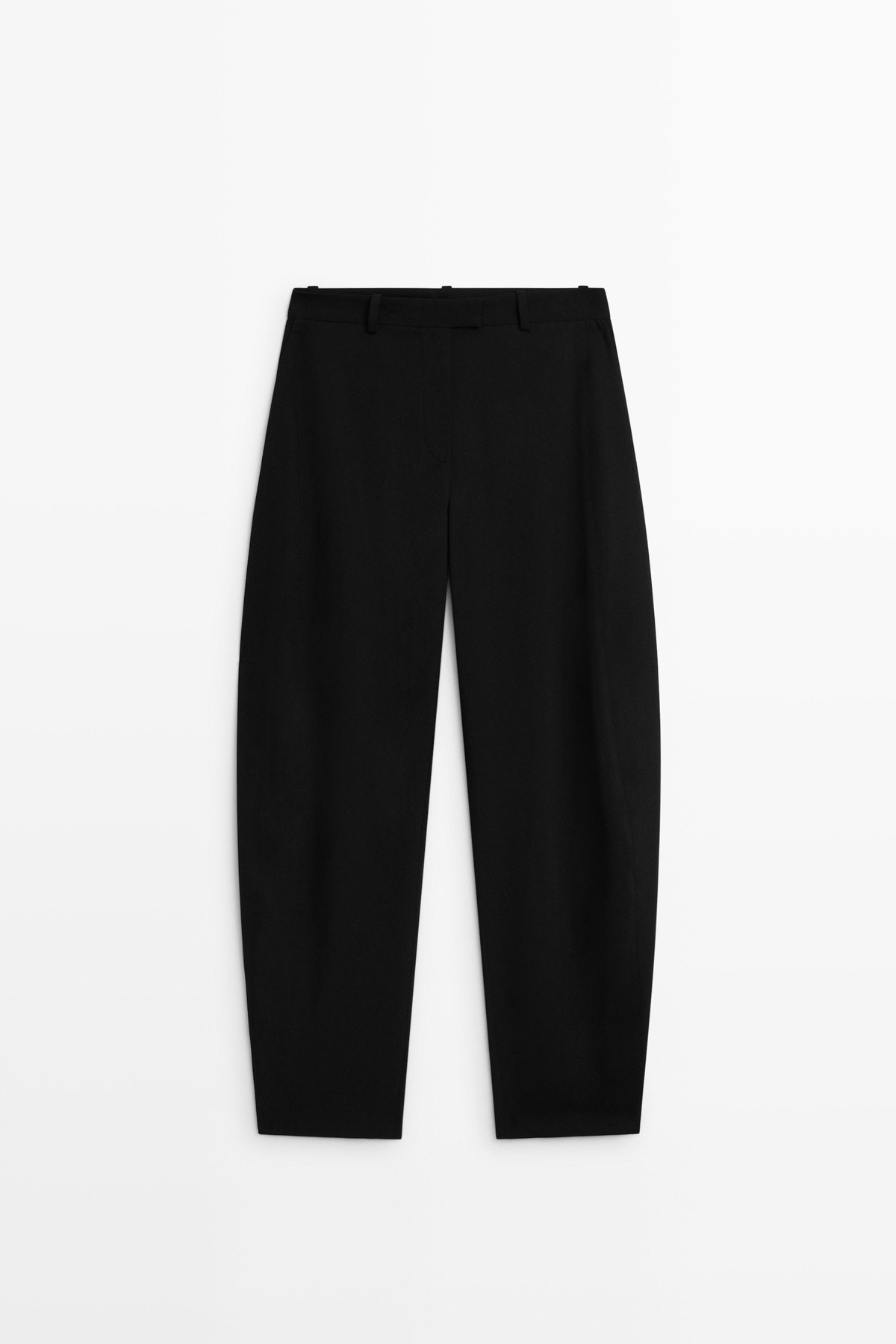 마시모두띠 배럴핏 정장 팬츠 5054/507 BLACK