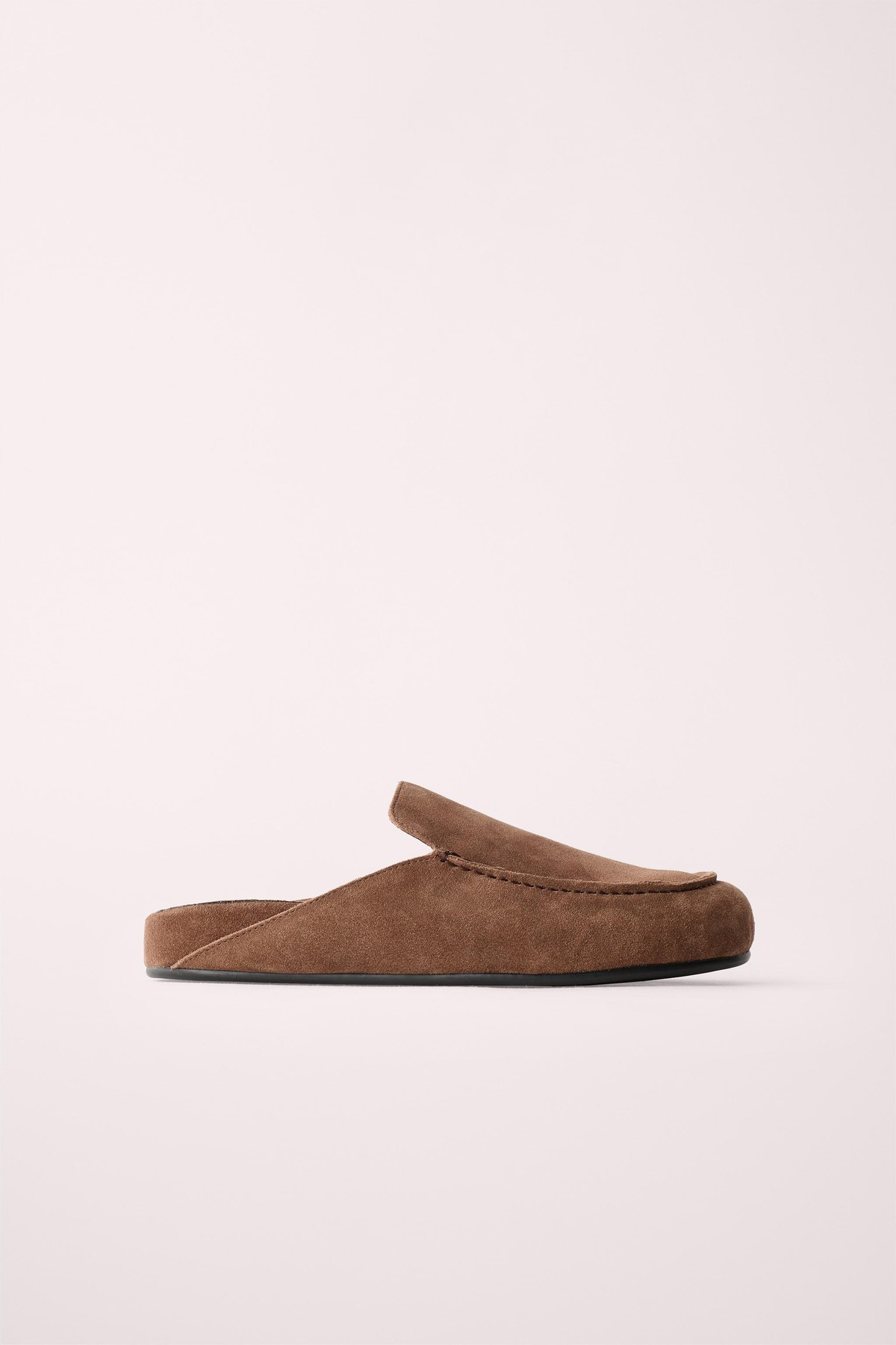 자라 카라멜런던 X 스웨이드 뮬 1537/810/702 LEATHER