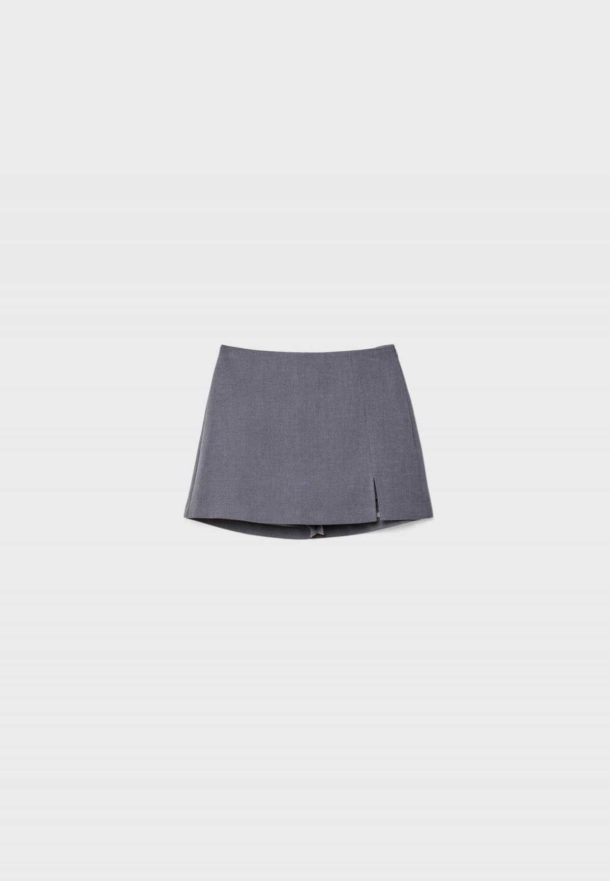 스트라디바리우스 슬릿 미니 스커트 팬츠 4799/768/250 CHARCOAL GREY