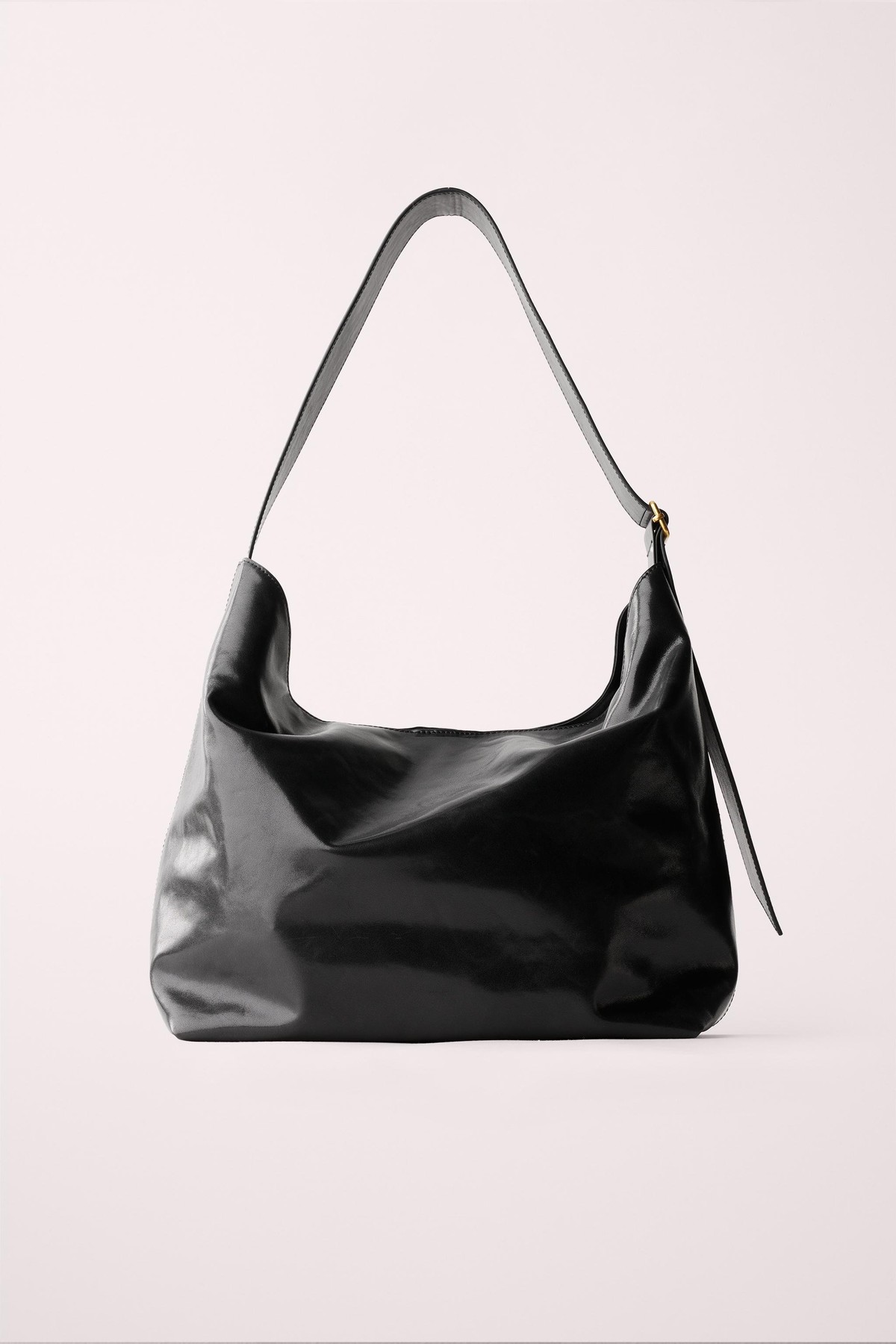 자라 카라멜 런던 X 레더 숄더백 6787/810/800 BLACK