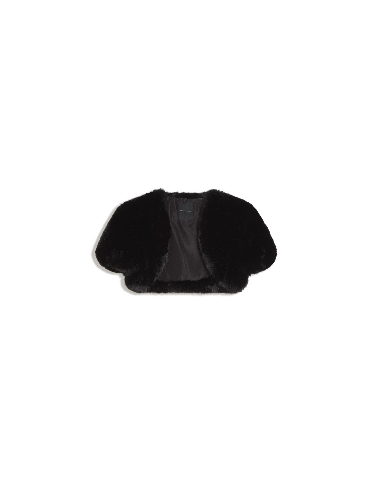 버쉬카 페이크 퍼 케이프 볼레로 3450/759 BLACK