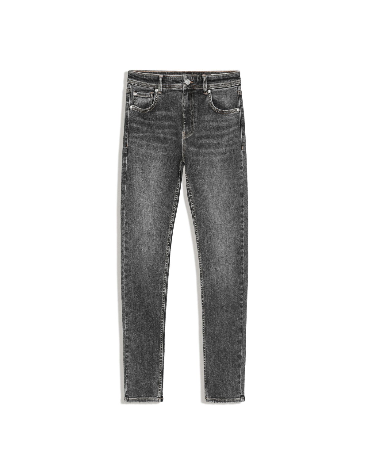 버쉬카 하이웨스트 스키니핏 데님 진 3057/156 DARK GREY