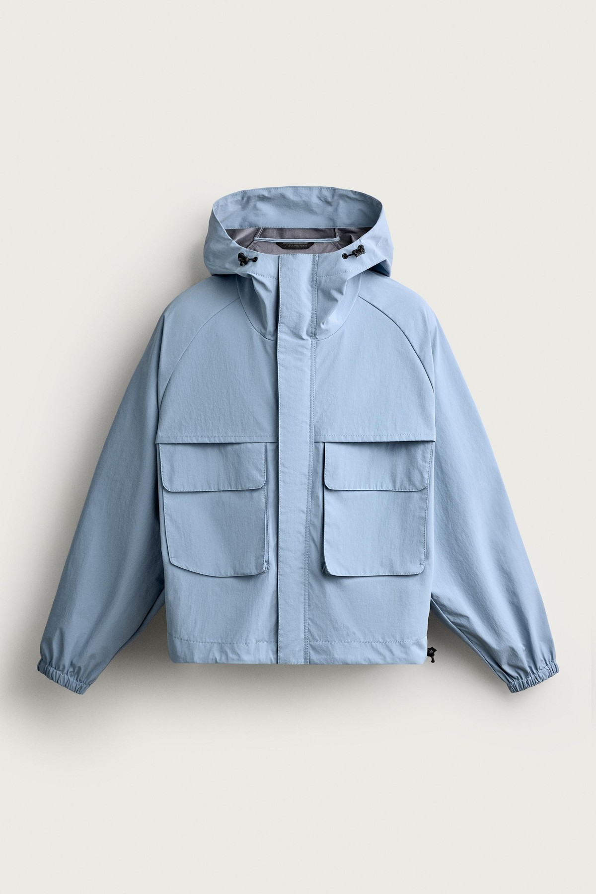 자라 릴렉스핏 발수 후드 자켓 0155/401/406 LIGHT BLUE