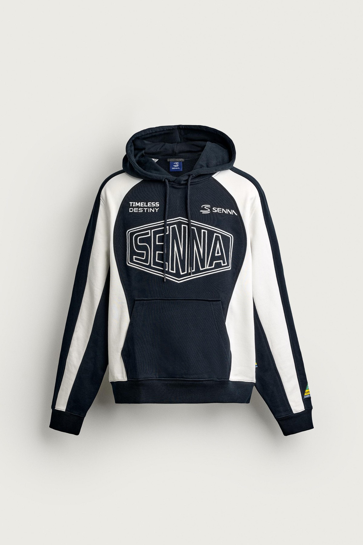 자라 아일톤 세나 후드 스웻셔츠 3443/417/401 NAVY BLUE