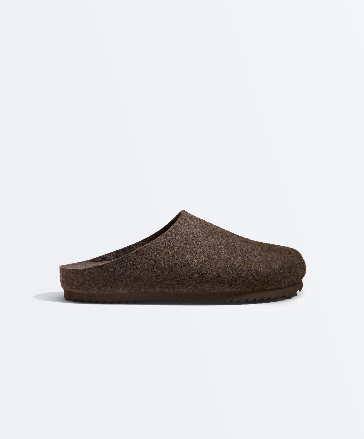 오이쇼 펠트 뮬 클로그 슬리퍼 1250/880/100 BROWN