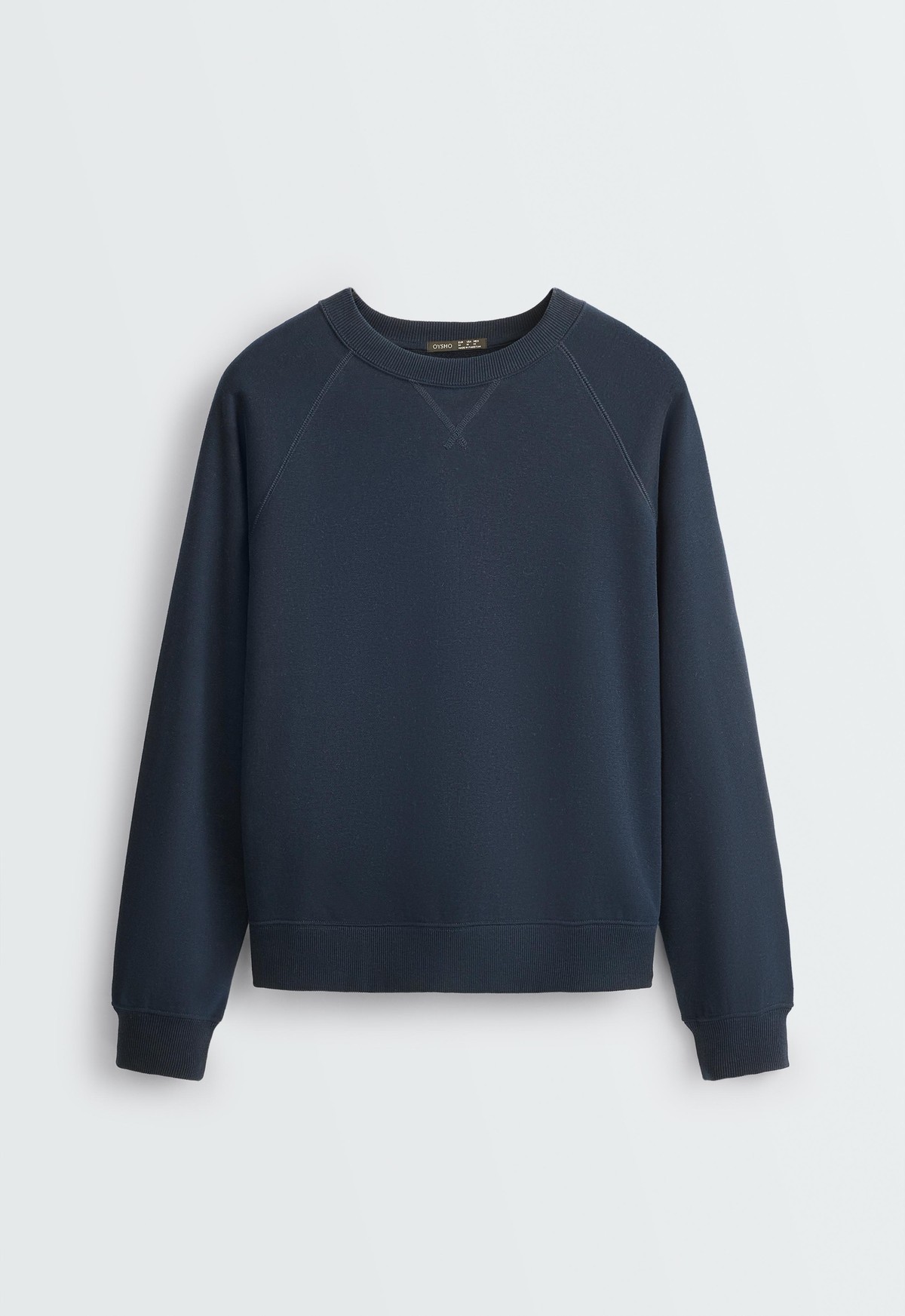 오이쇼 코튼 혼방 크루넥 맨투맨 5501/344/408 NAVY BLUE
