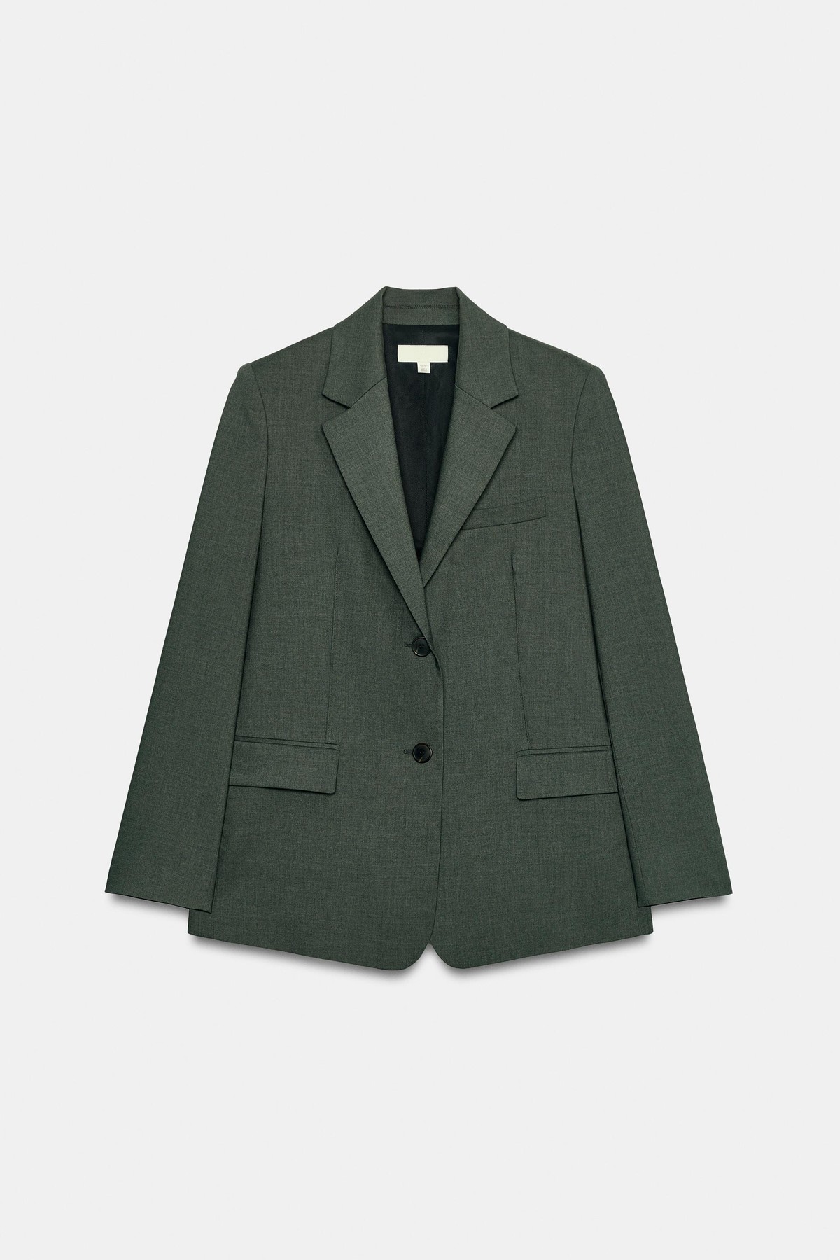 자라 숄더패드 블레이저 자켓 8909/749/527 MID-GREEN