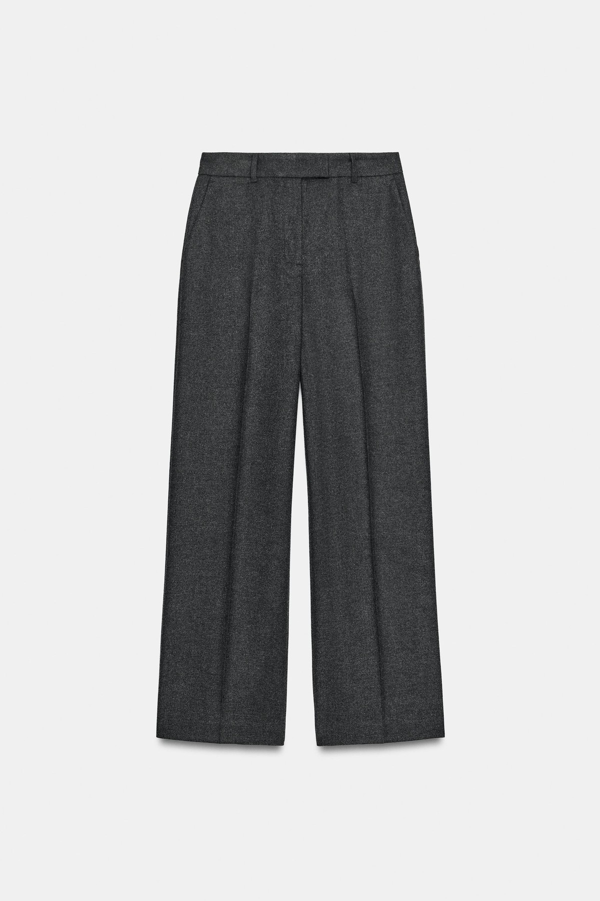 자라 스트레이트핏 슬랙스 팬츠 2753/230/803 GREY MARL