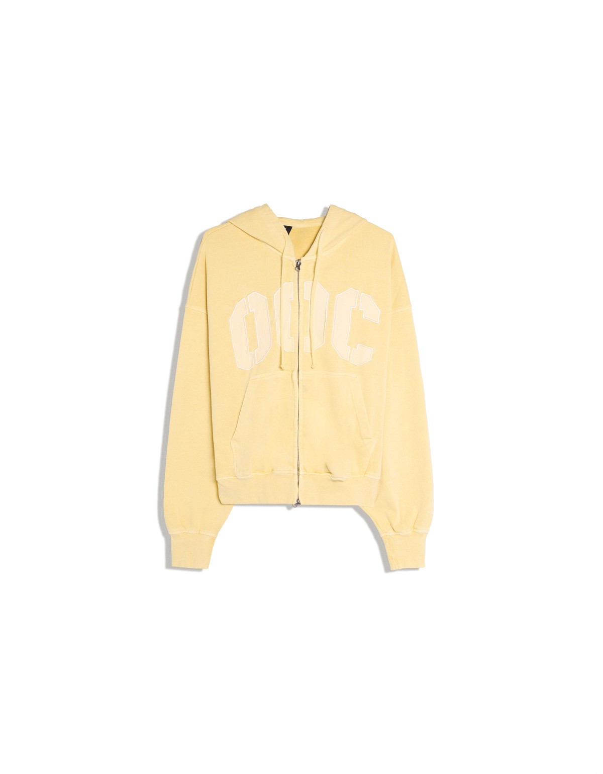 버쉬카 패치 크롭 후드 집업 3843/498 YELLOW