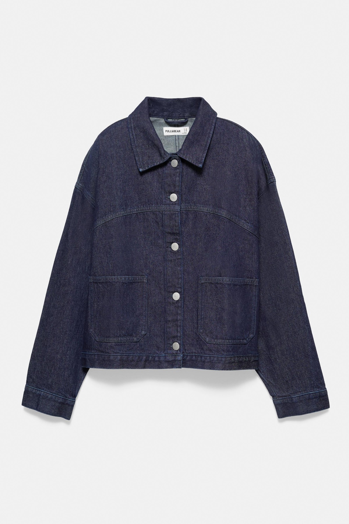 풀앤베어 박시핏 포켓 데님 오버셔츠 7460/319 NAVY