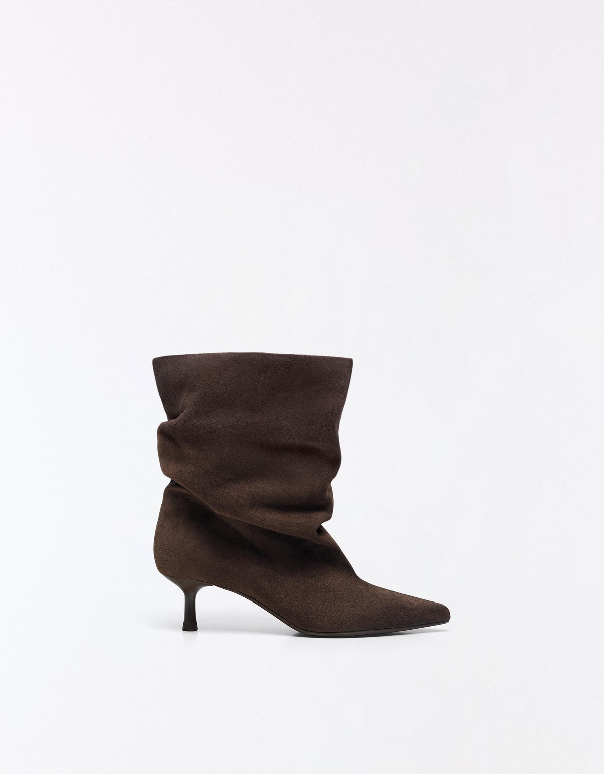 버쉬카 슬라우치 키튼힐 앵클 부츠 1130/964 BROWN