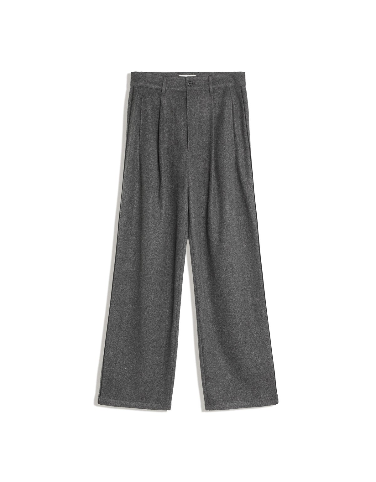 버쉬카 플란넬 배기 핀턱 팬츠 4150/197 DARK GREY