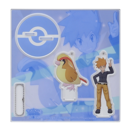 포켓몬센터 아크릴 스탠드 키홀더 TRAINERS Salon!! 그린