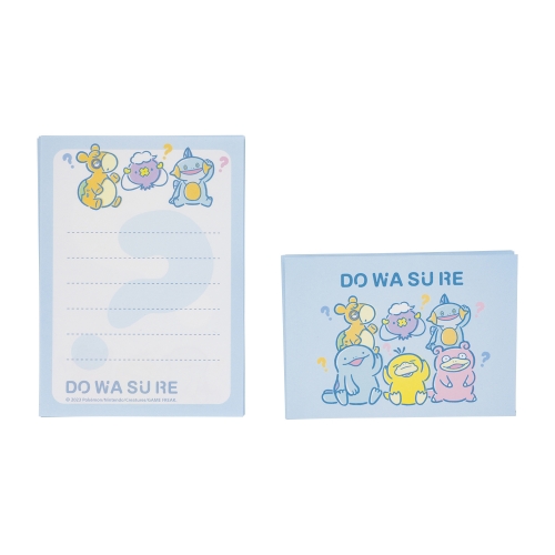 포켓몬센터 미니 편지지 세트 DOWASURE 파랑