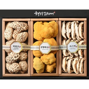 [형지표고버섯] 백화고 상황버섯 혼합1호 선물세트