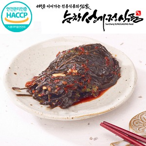 [순창성가정식품] 양념깻잎장아찌 500g