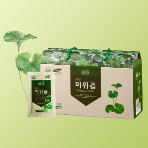 [능길] 청정지역 무농약 머위로 만든 친환경 진안 능길 머위즙 100% 진액 80ml 30포