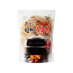 안성들풀) 정가네 현미 누룽지 3kg 무첨가 국내산 쌀 100% 누룽지