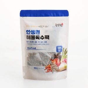 [한생원] 해물육수팩 10티백 다시팩 천연조미료 국물요리 사브샤브육수 만능육수 떡국 멸치