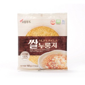[오성푸드] 국내산쌀 100% 쌀누룽지 3kg (150g*20봉)