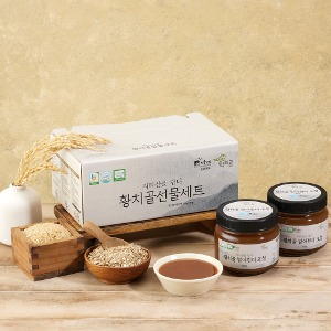 [지리산황치마을]유기농 황치골발아현미조청세트