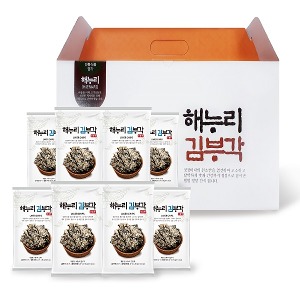 [해누리김부각] 전통 찹쌀 김부각 70g*8봉 선물용 세트 / 남원