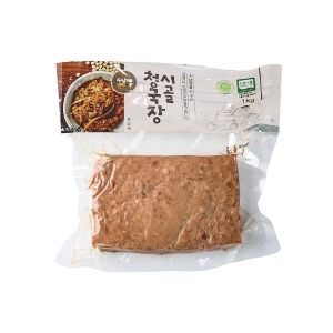 [황수연전통식품] 4남매찌개용청국장 1kg 황토방에서 띄운