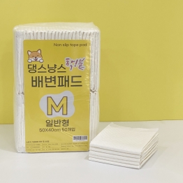 댕스냥스 배변패드 일반형 소형 50x40, 50매