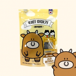 [5개단위] 티티네목장 소간슬라이스 [반려견용 건조간식] 100g