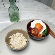 에크렌 도자기 밥공기 밥그릇