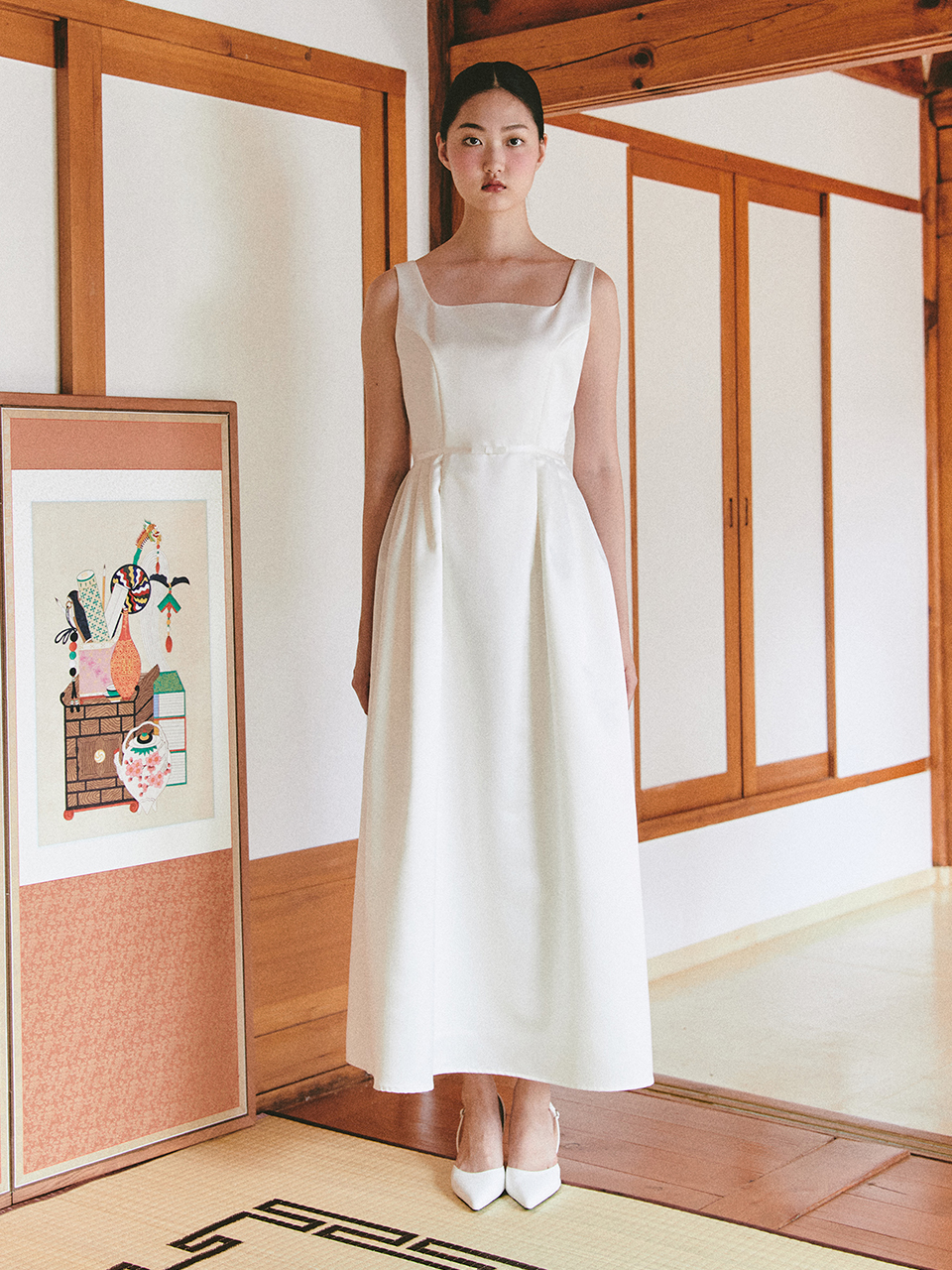 ★GANISONG★ Bridal Audrey Lady Dress_white Bridal Audrey Lady Dress_white