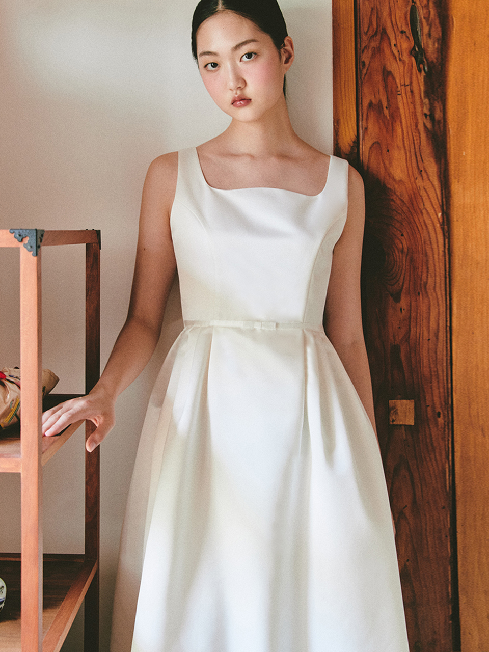 ★GANISONG★ Bridal Audrey Lady Dress_white Audrey