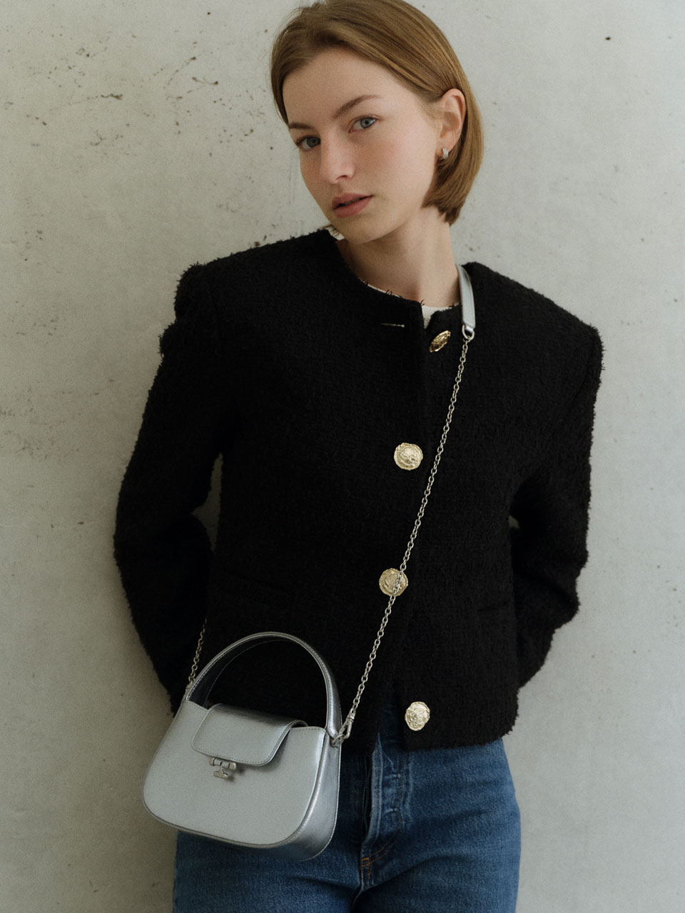 【DEMERIEL】Tilda Flap Bag Mini ★関税込み★人気★ Tilda Flap Bag Mini Silver - 감도 깊은 취향 셀렉트샵 29CM