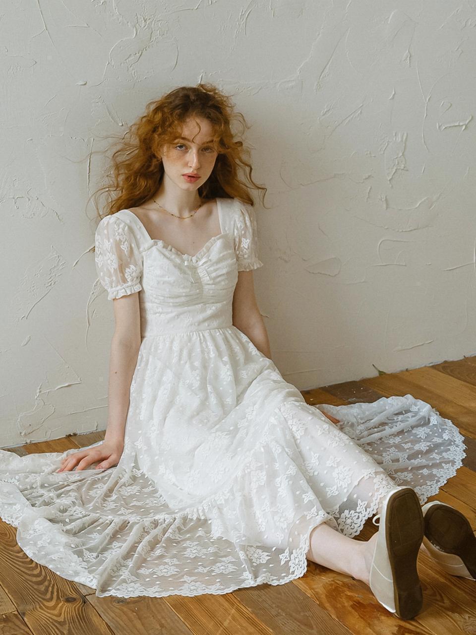 ★Cest Moidew★ Cest_Pure lace mesh fishtail dress Cest_Pure lace mesh fishtail dress