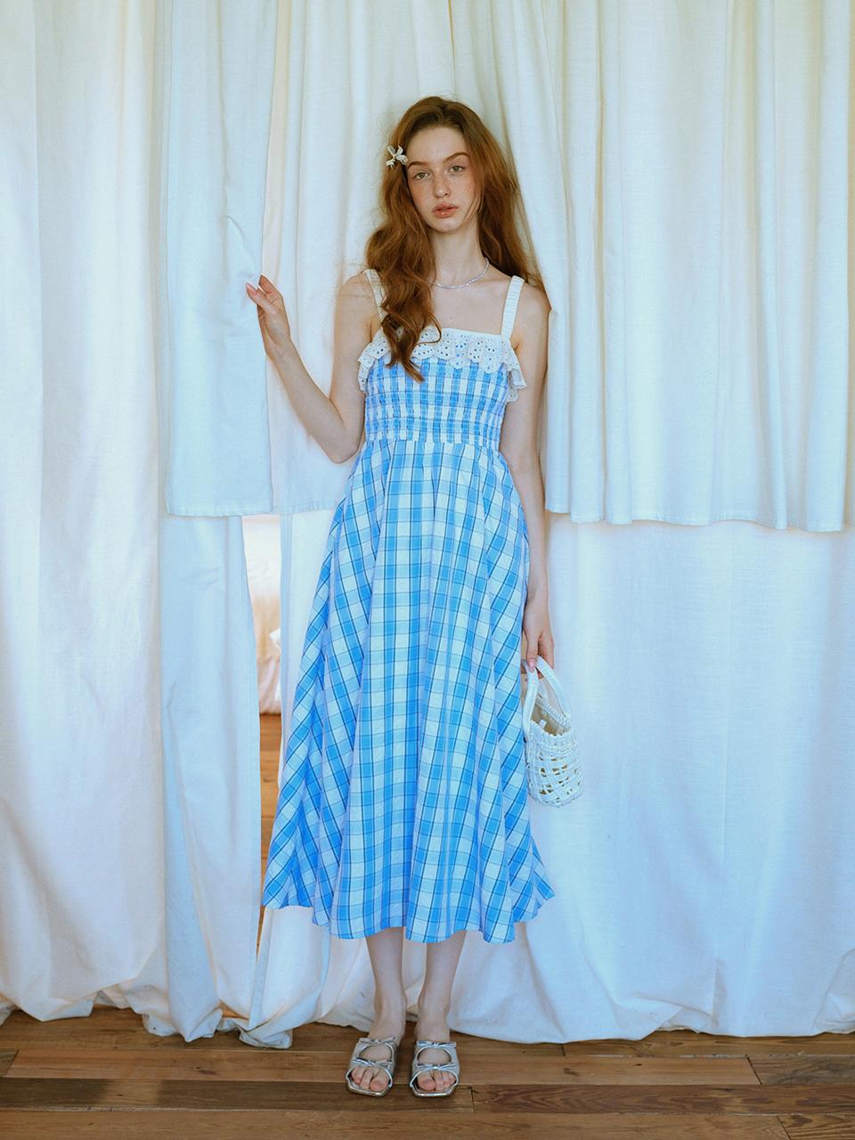 ★Cest Moidew★ Cest_Pastoral plaid sleeveless dress Cest_Pastoral plaid sleeveless dress