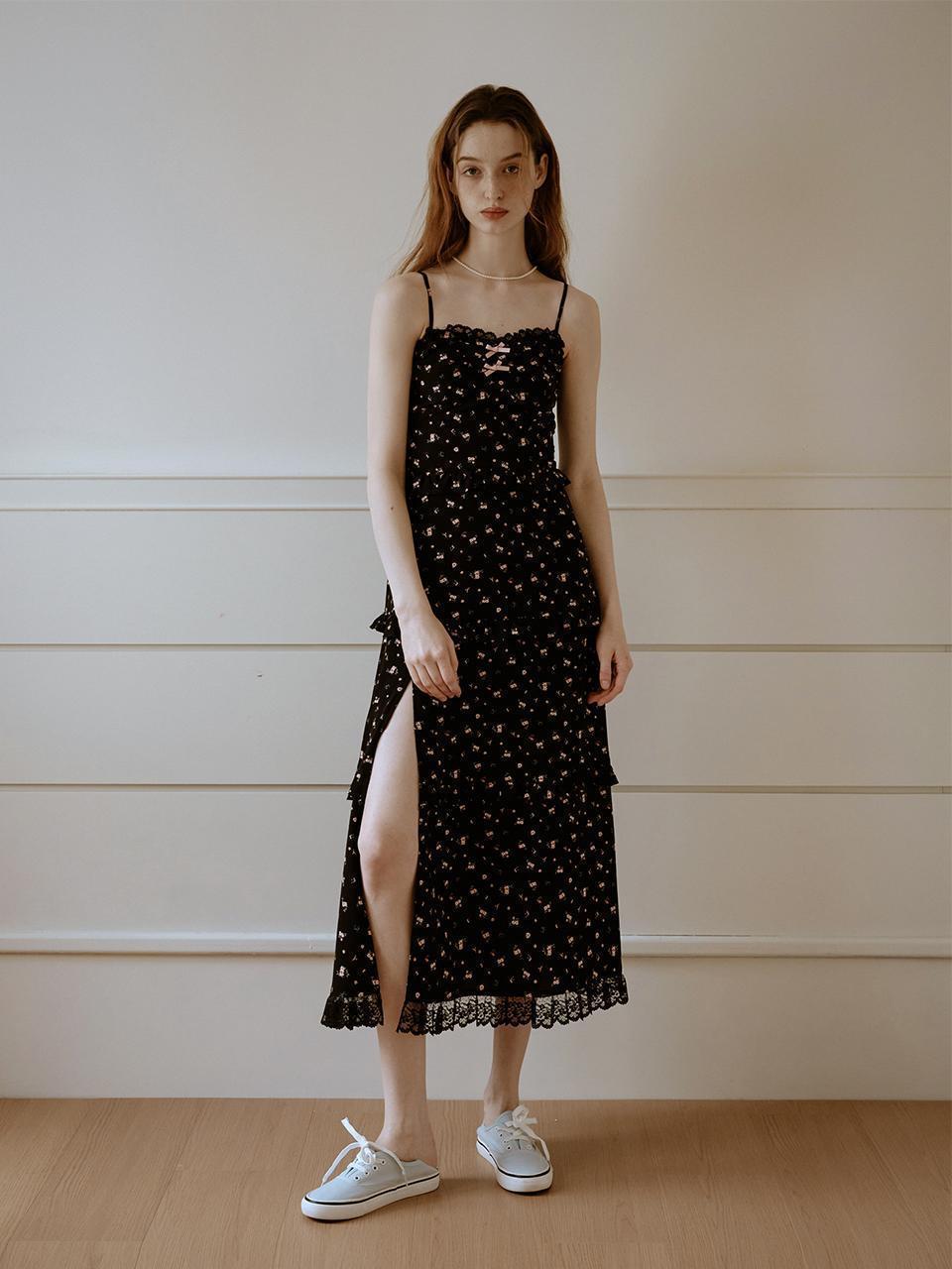 ★Cest Moidew★ Cest_Floral side slit camisole dress Cest_Floral side slit camisole dress